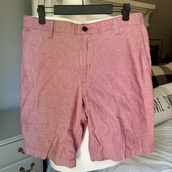 Dockers Men’s Red Flat Front Shorts Casual Style Sz. 30 - Picture 2 of 11